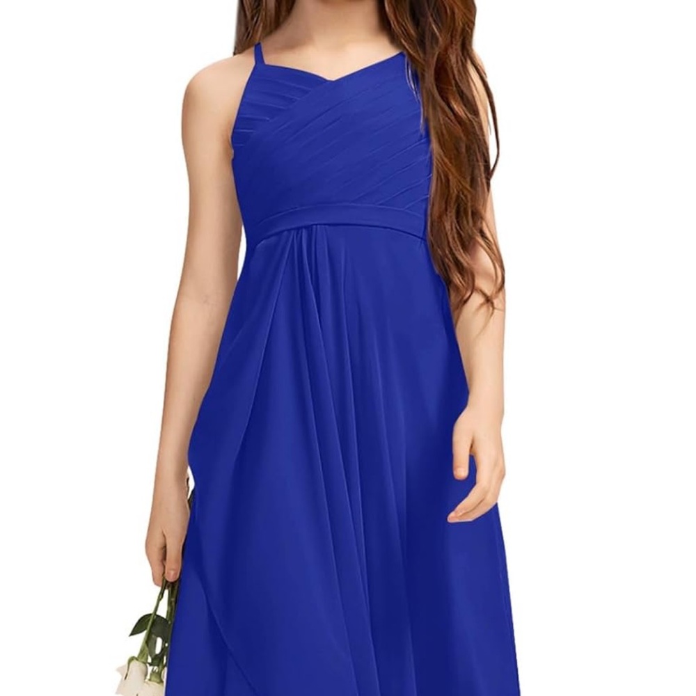 Elegant Sapphire Blue Maxi Dress